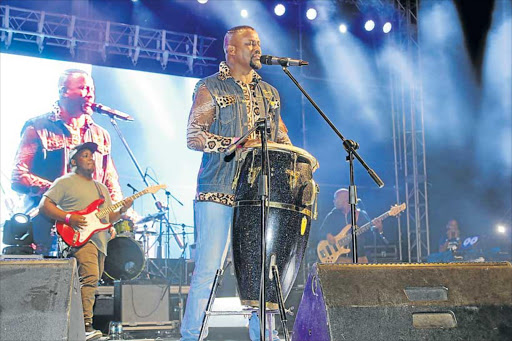 HOT ACT: Ringo has the crowd eating out of his hand at the Matatiele Music Festival on Saturday Picture: SUPPLIED