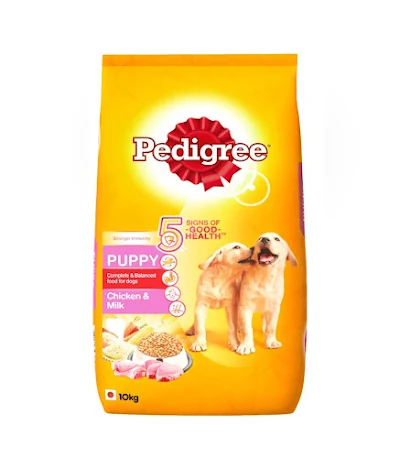 Pedigree Dry Dog Food - Chicken & Milk, For Puppy - 1.2 kg