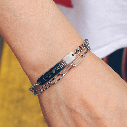 Title 4, DIY Lettering Stainless Steel Simple Titanium S...
