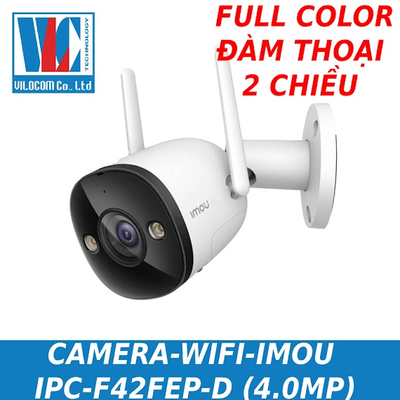 Camera Imou 4Mp Ipc - F42Fep - D Có Màu, Phát Hiện Chuyển Động, Đàm Thoại 2 Chiều - Hàng Chính Hãng