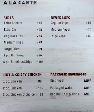 KFC menu 3