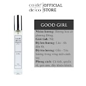 Tinh Dầu Nước Hoa Code Deco Good Girl Cá Tính, Ngọt Ngào, Gợi Cảm 10Ml - Dạng Xịt Tiện Lợi