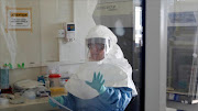 Doctor working on  the Ebola in the Democratic Republic of Congo