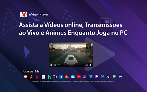 uView Vídeo flutuante - Imagem na Imagem