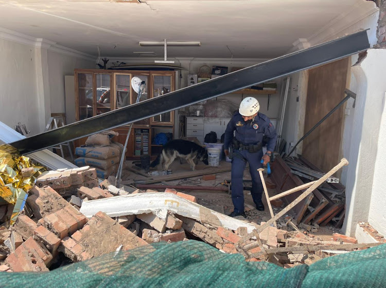 One person died when a wall collapsed in La Lucia, Durban, on Monday.