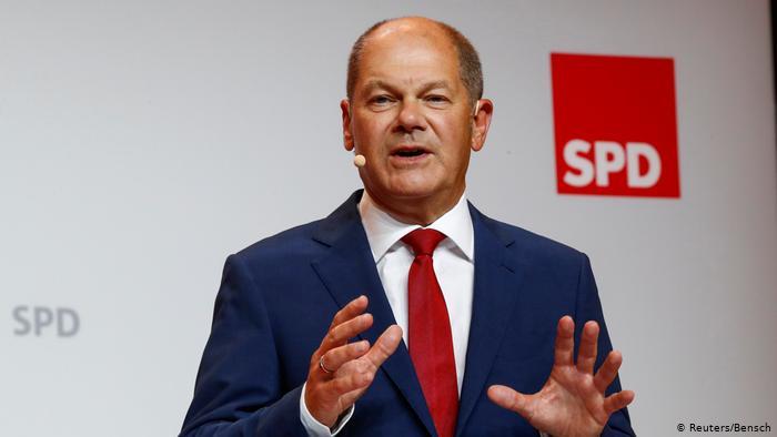 SPD'nin Başbakan adayı Olaf Scholz