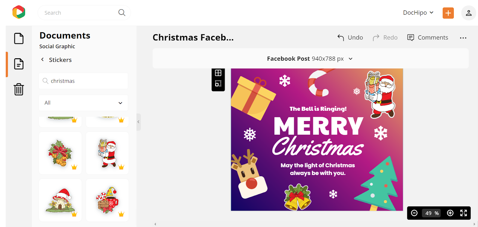 Christmas Facebook Post Design