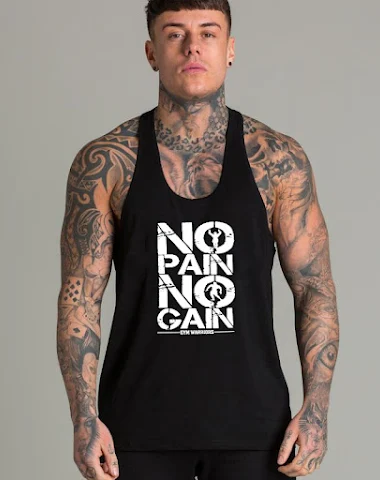 NO PAIN NO GAIN summer bodybuilding - 3