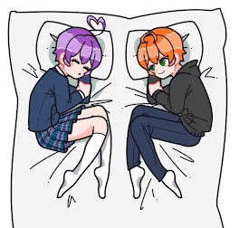 🧡💜リク！1日・日常(🧡💜兄弟)