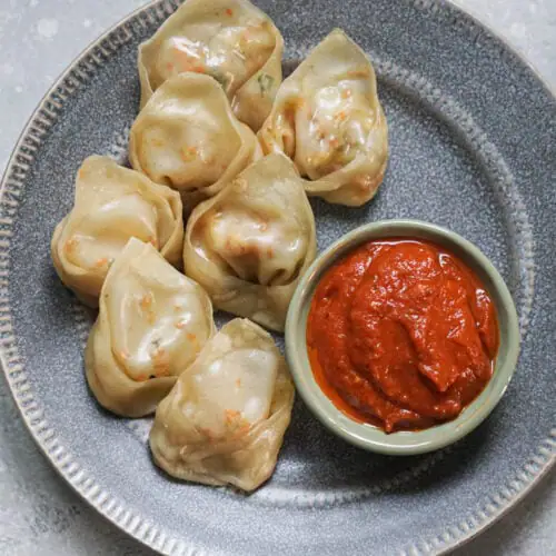 Chicken Stuffed Fried Momos [5 Pieces]