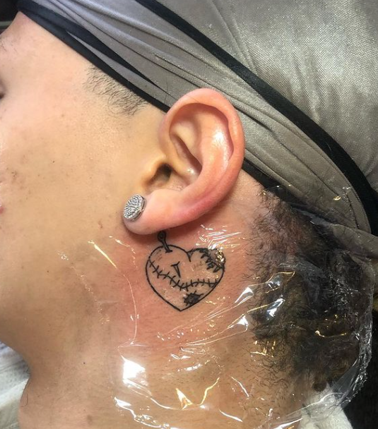 The ear tattoo