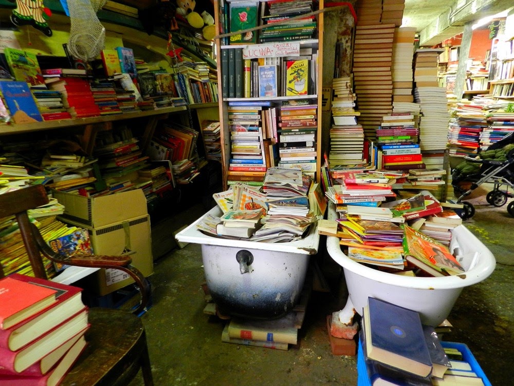 Libreria Acqua Alta, a livraria inundada de Veneza