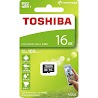 Thẻ nhớ MicroSDHC Toshiba M203 UHS-I U1 16GB 100MB/s (Đen) - Hàng chính hãng