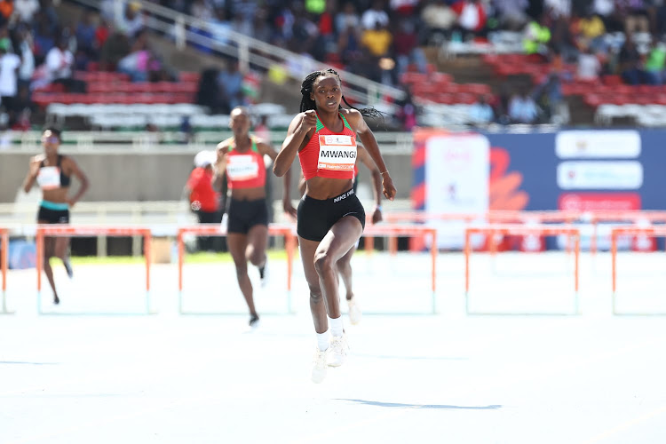 Hanna Mwangi sprints to win 400m hurdles