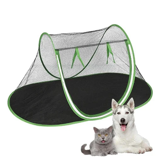 Portable Folding Pet Tent Foldable Outdoor Tent For Pet Cat Outside Playhouse Dog Fence For Camping Dog Playpen Portable