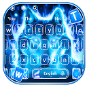 Glowing Blue Wolf Keyboard🐺💙 10001002 APK تنزيل