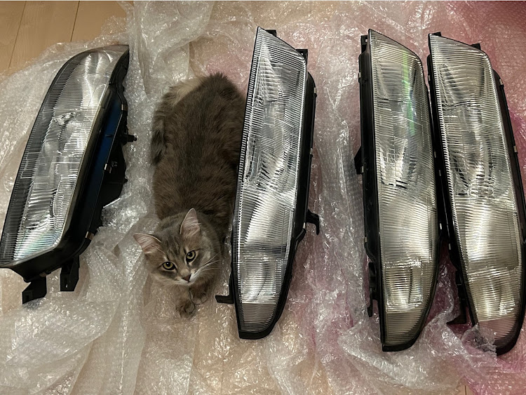 スカイラインのヘッドライト・樹脂ヘッドライト・R33セダンの部・ヘッドライト交換・新年初いじりに関するカスタム事例の投稿画像5枚目