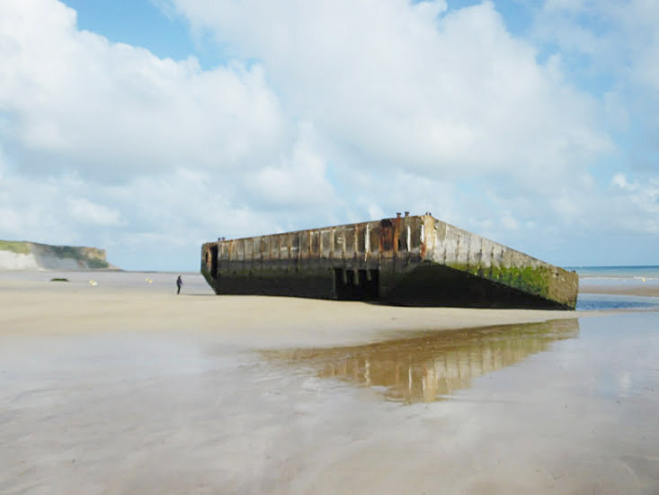 Seventy years after D-Day, the remains of the battles endure along the shoreline.