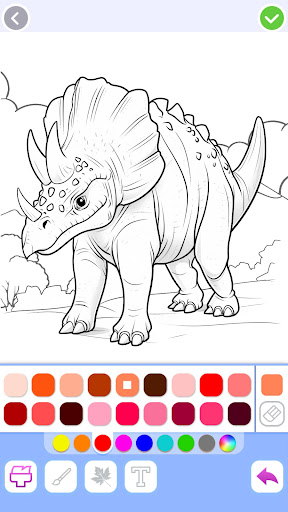 Screenshot Dino Coloring: Dinosaur games