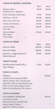 Jypore Saffron Inn And Suites menu 4