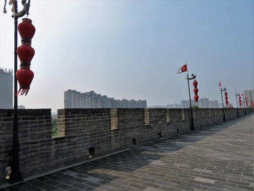 Xi'an City wall bike ride China 2016