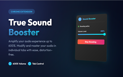 True Sound Booster - 600% Volume Enhancer screenshot 1