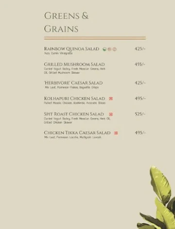 Cafe De'Lan menu 