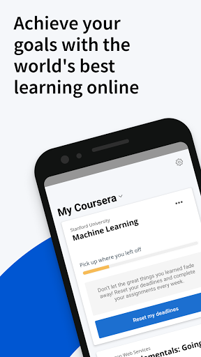 Screenshot Coursera: Learn career skills