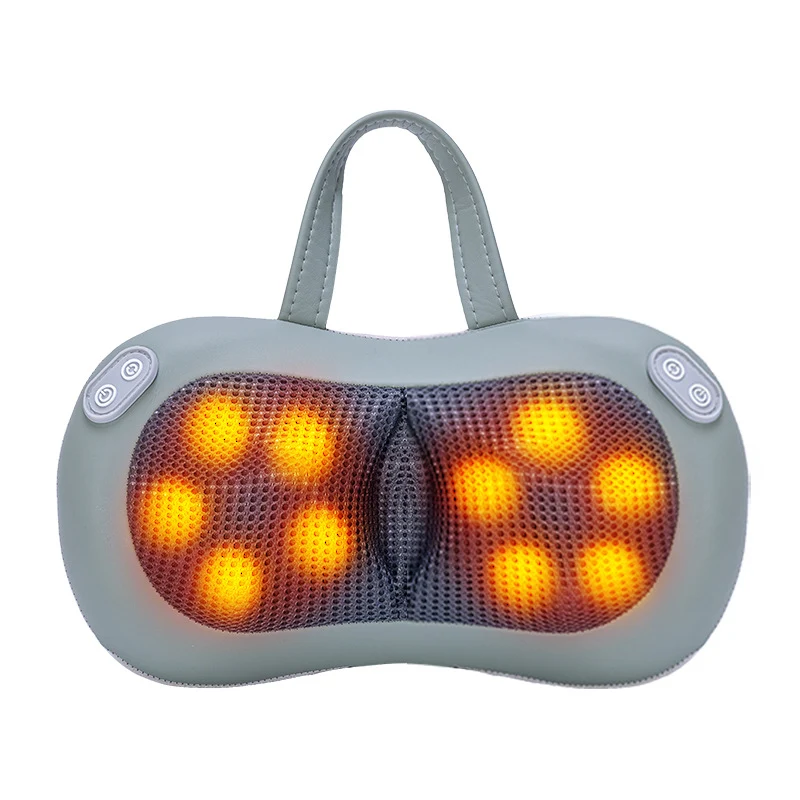 Massageador Multifuncional para Costas, Cintura e Pescoço Alivia Dores e Tensão. Relaxe com Massagens Terapêuticas em Casa. Desfrute do Bem-Estar.