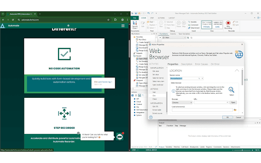 Automate Web Browser