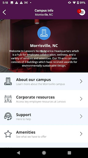 Screenshot Lenovo Smart Workplace