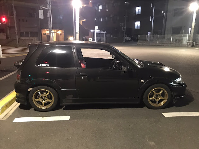 スターレット Ep91のスターレット Ep91 Gw スプリング交換 車高調整に関するカスタム メンテナンスの投稿画像 車のカスタム情報はcartune