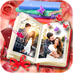 Cover Image of Скачать Book Dual Photo Frame 📖 Two Picture Collage 1.0 APK