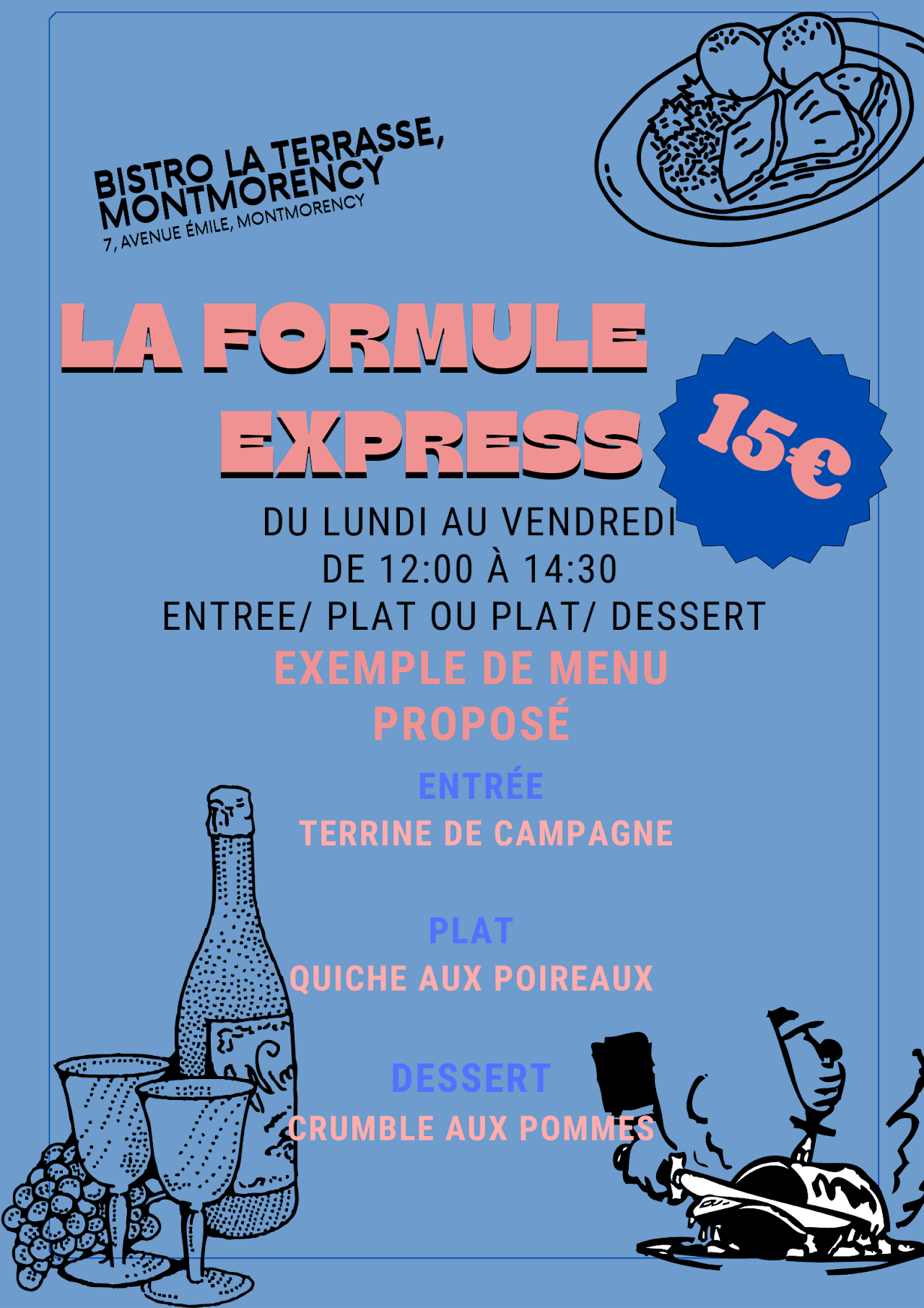 Menu Express du Midi !