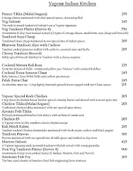 Vapour Brewpub And Diner menu 4