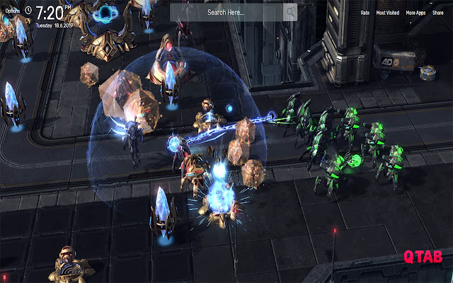 StarCraft II Game Wallpapers HD Theme