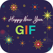 GIF of New year 2019  Icon