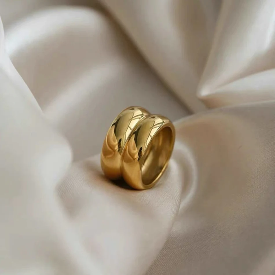 Metalen Dikke Ring met Hoge Kleurbehoud voor langdurige levendigheid. Geniet van een robuuste accessoire met intense kleur en stijl.