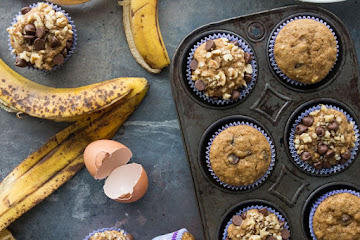 Chocolate Chip Banana Nut Muffins