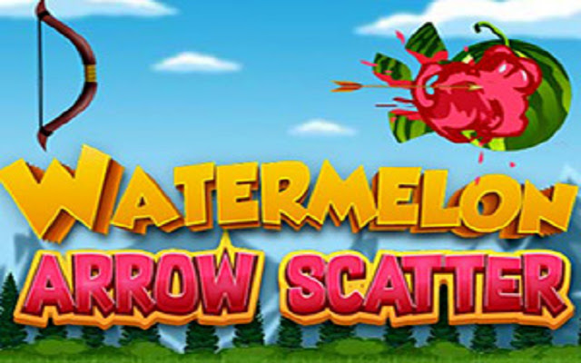 Watermelon Arrow Scatter Game chrome extension