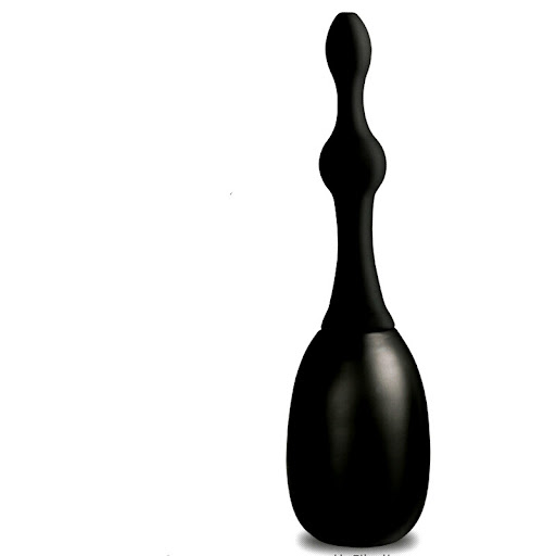 Title 1, Simple Black Silicone Enema Irrigator for Effec...
