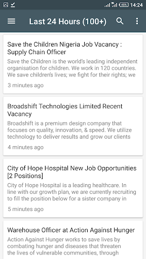 NGO  Government Jobs In Nigeria