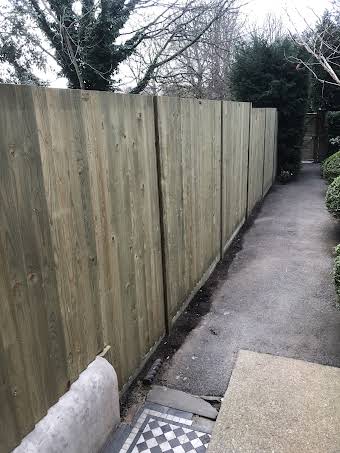 Close board panel fence and gate  album cover