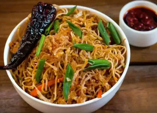 Veg Burnt Chilli Garlic Noodles