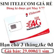 Free Ship - Sim Số Giá Rẻ Itelecom - Mua Lẻ Giá Sỉ