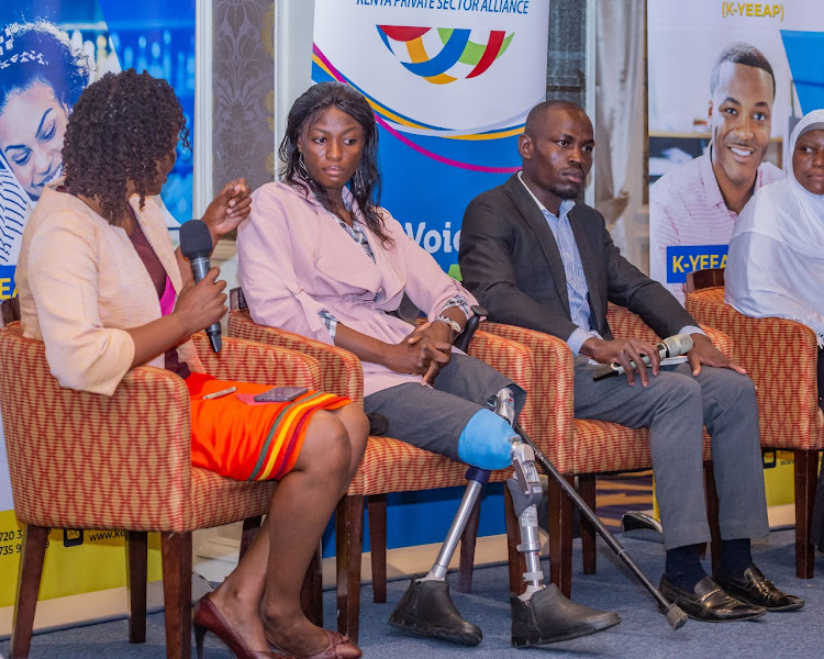 Officials during launch of the Kenya Youth Employment and Entrepreneurship Accelerator Program on Monday, October 31, 2022.