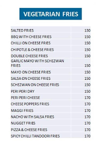 Fries Station menu 1