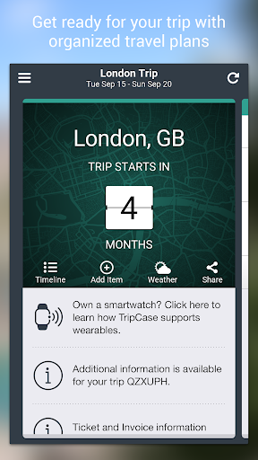 TripCase – Travel Organizer