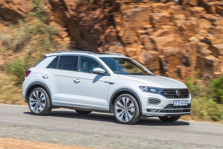 The Volkswagen T-Roc is taller and wider than the Peugeot 2008.