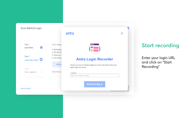 Astra Login Recorder Preview image 1